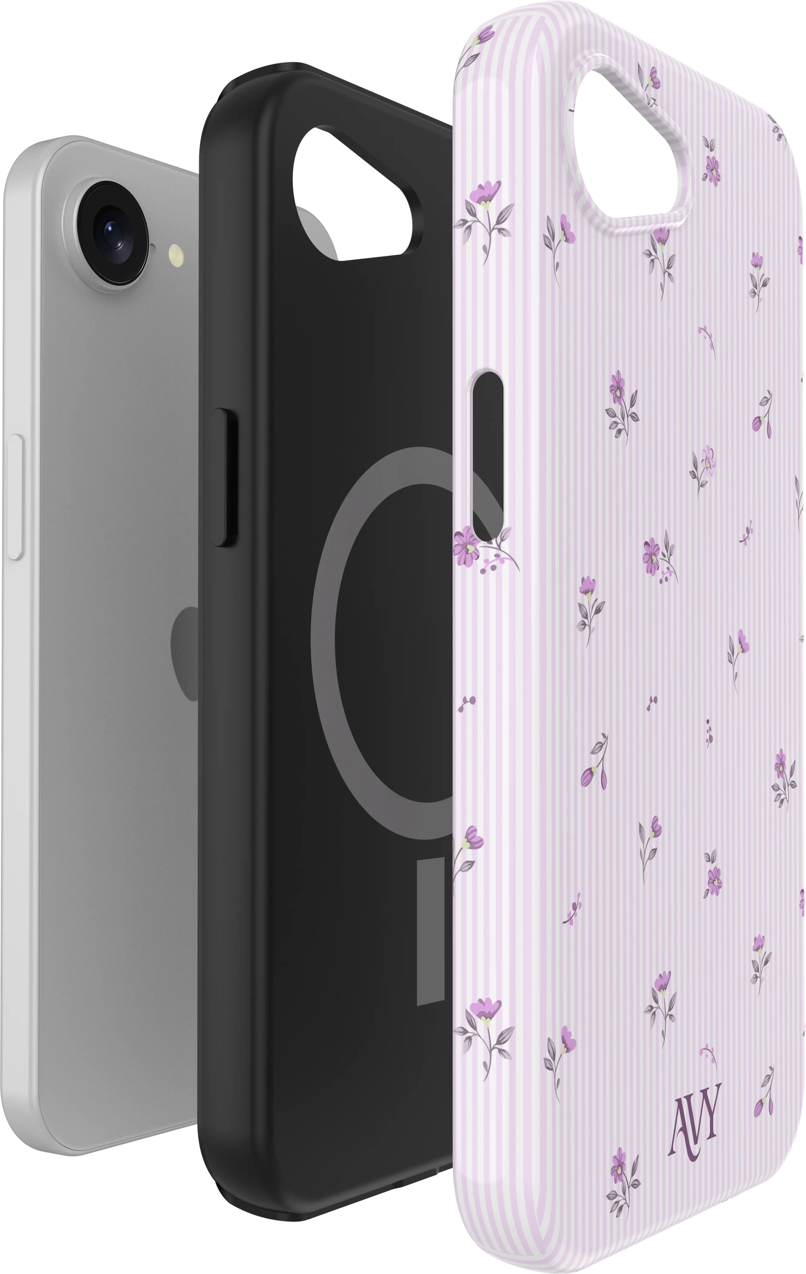 AVY Apple iPhone 17e / 16e Hoesje MagSafe Back Cover Lila Dream afbeelding 14