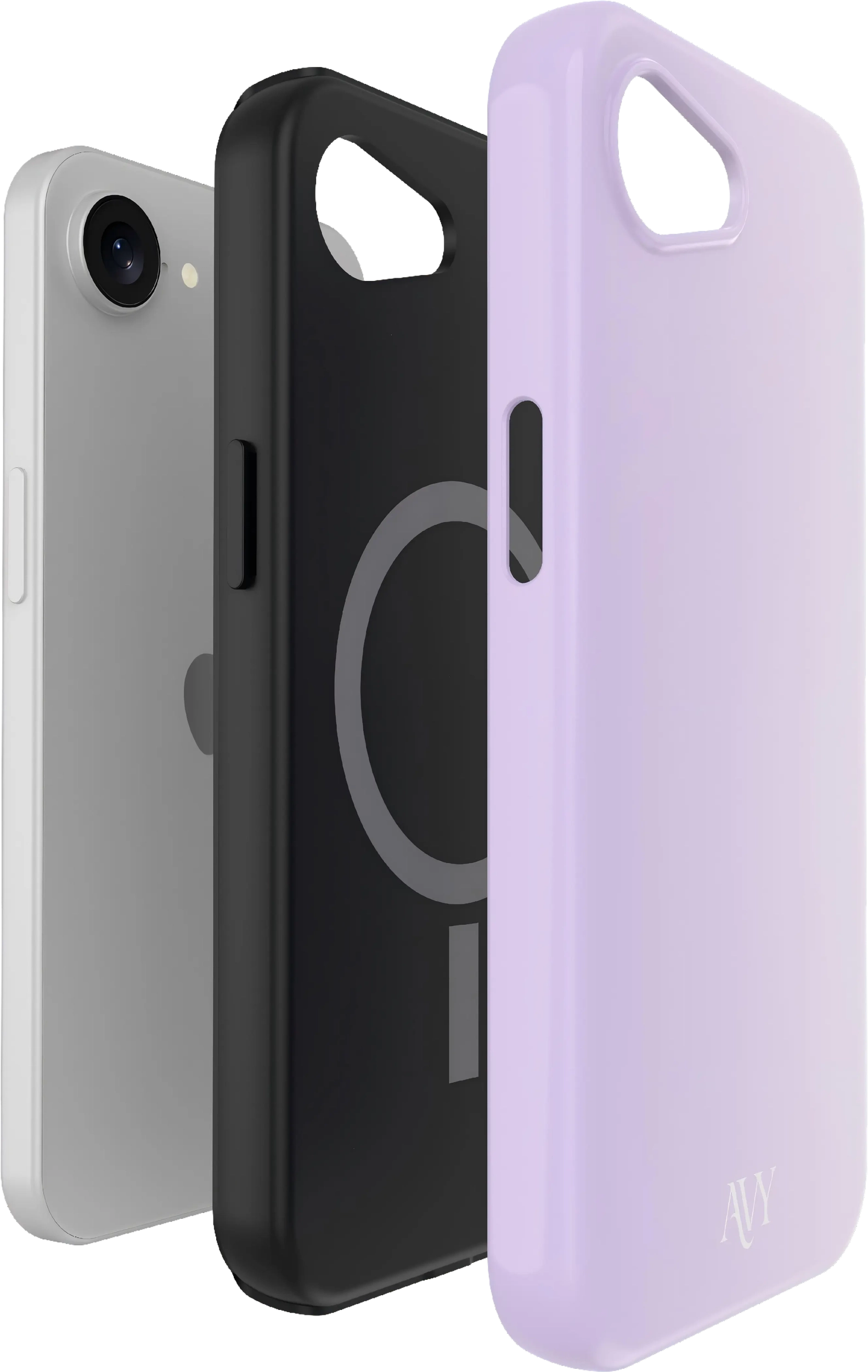 AVY Apple iPhone 17e / 16e Hoesje MagSafe Back Cover Lavender Glow afbeelding 14