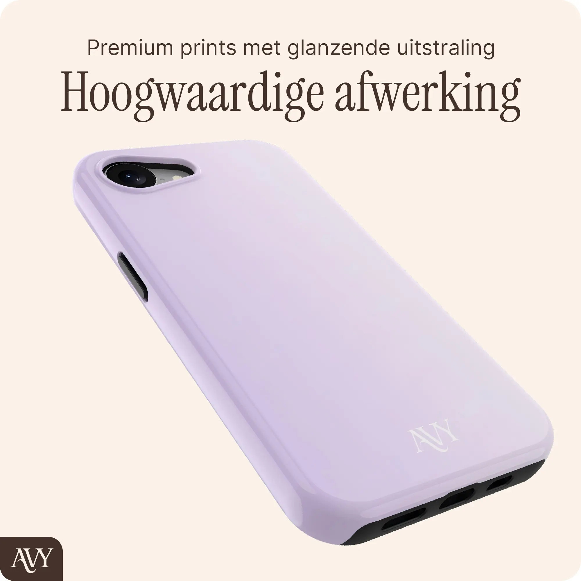 AVY Apple iPhone 17e / 16e Hoesje MagSafe Back Cover Lavender Glow afbeelding 10