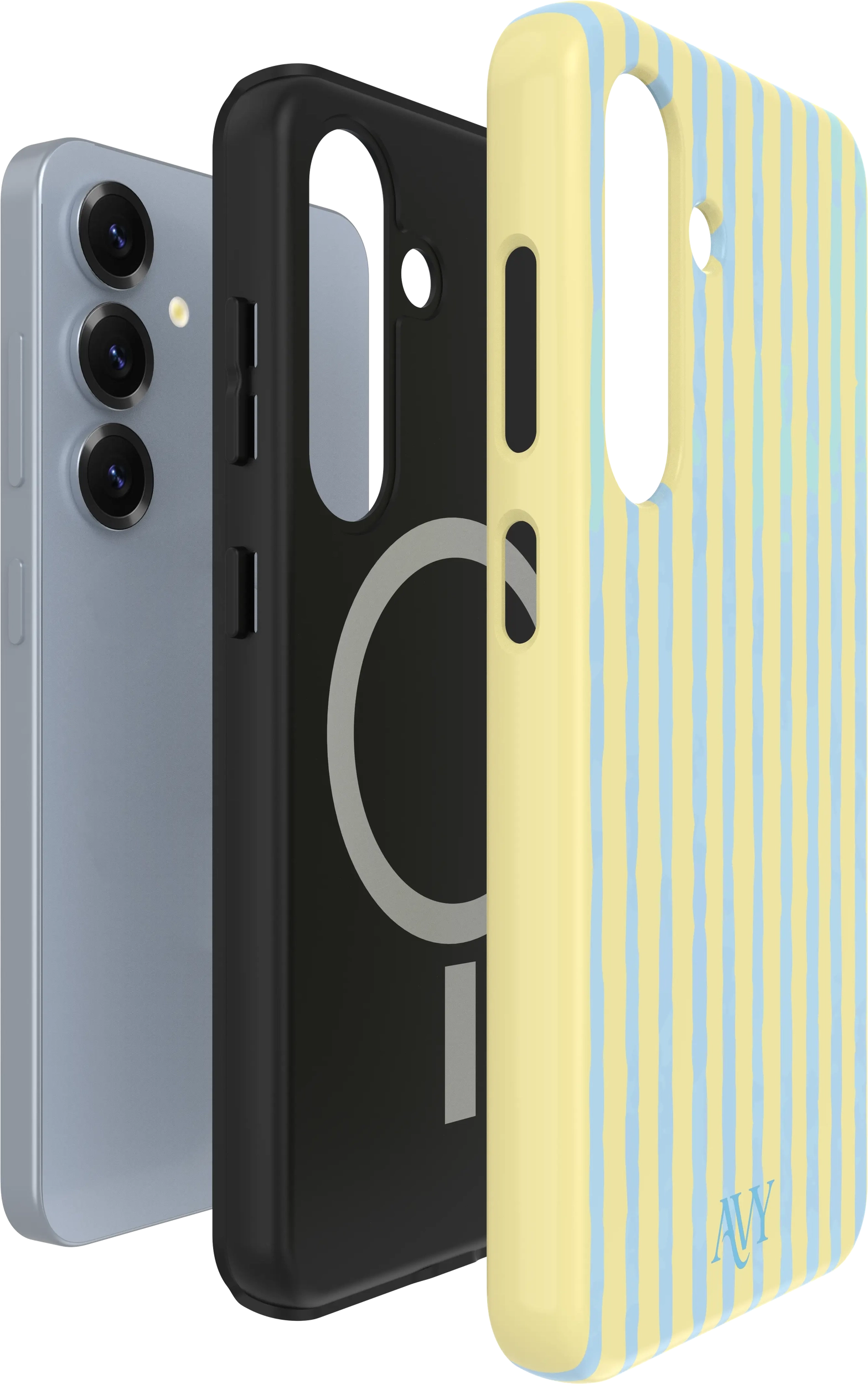 AVY Samsung Galaxy S25 Hoesje MagSafe Back Cover Lemon Sky afbeelding 13