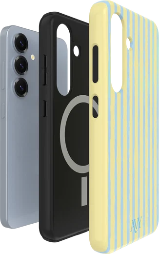 AVY Samsung Galaxy S25 Hoesje MagSafe Back Cover Lemon Sky afbeelding 13
