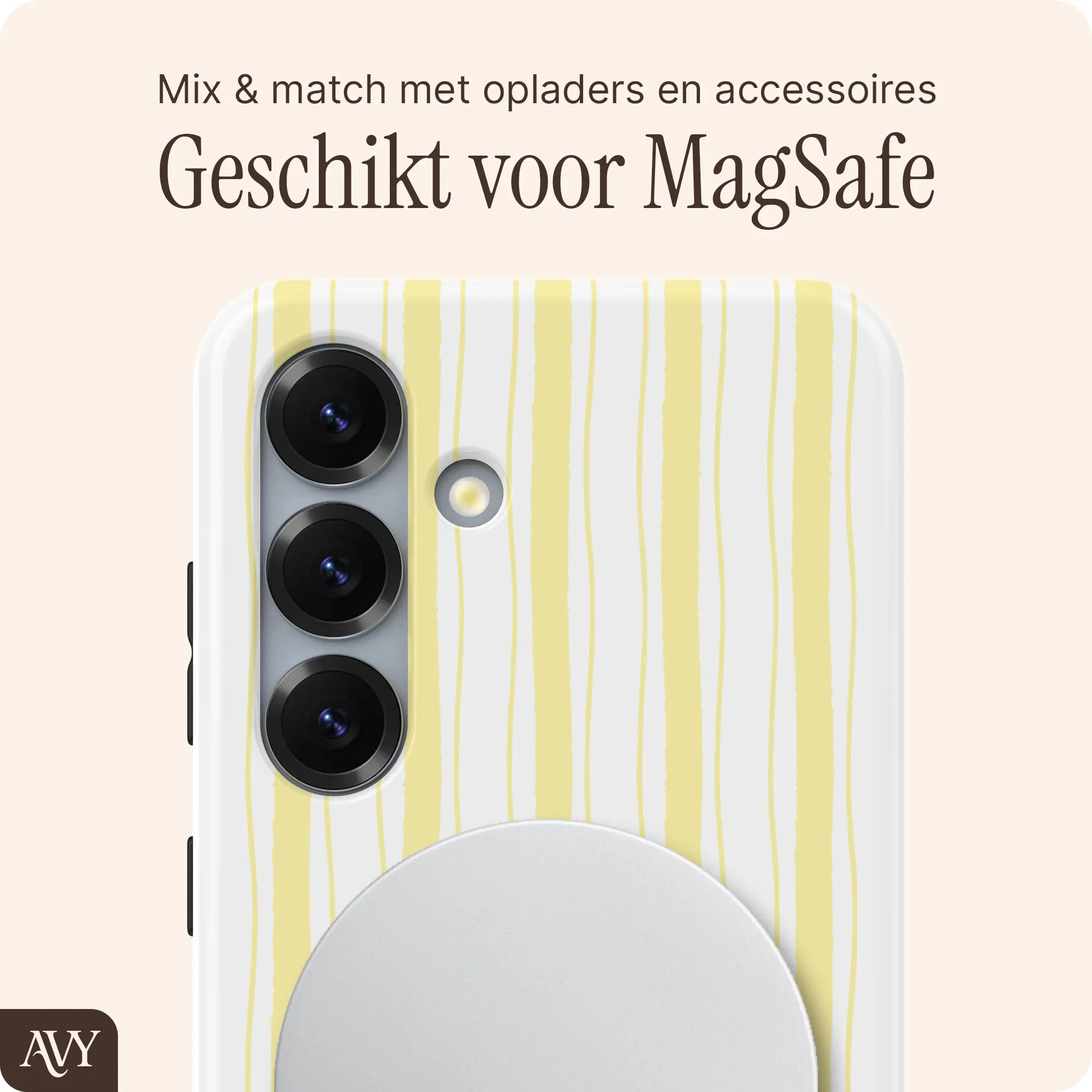 AVY Samsung Galaxy S25 Hoesje MagSafe Back Cover Sunset Coast afbeelding 6