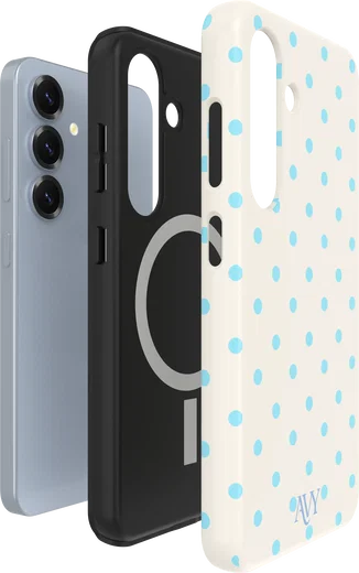 AVY Samsung Galaxy S25 Hoesje MagSafe Back Cover Riviera Dots afbeelding 12