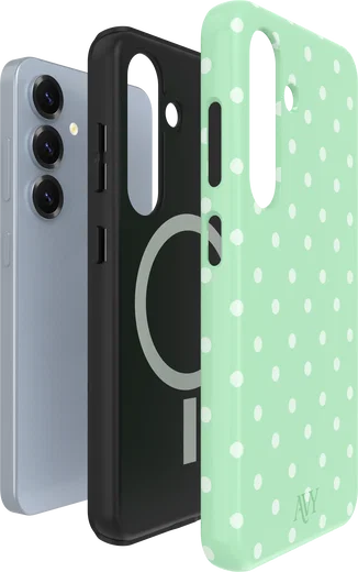 AVY Samsung Galaxy S25 Hoesje MagSafe Back Cover Mint Breeze afbeelding 13