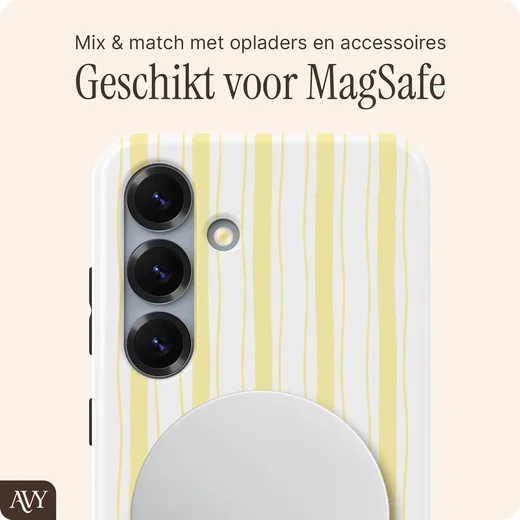 AVY Samsung Galaxy S25 Plus Hoesje MagSafe Back Cover Sunset Coast afbeelding 6