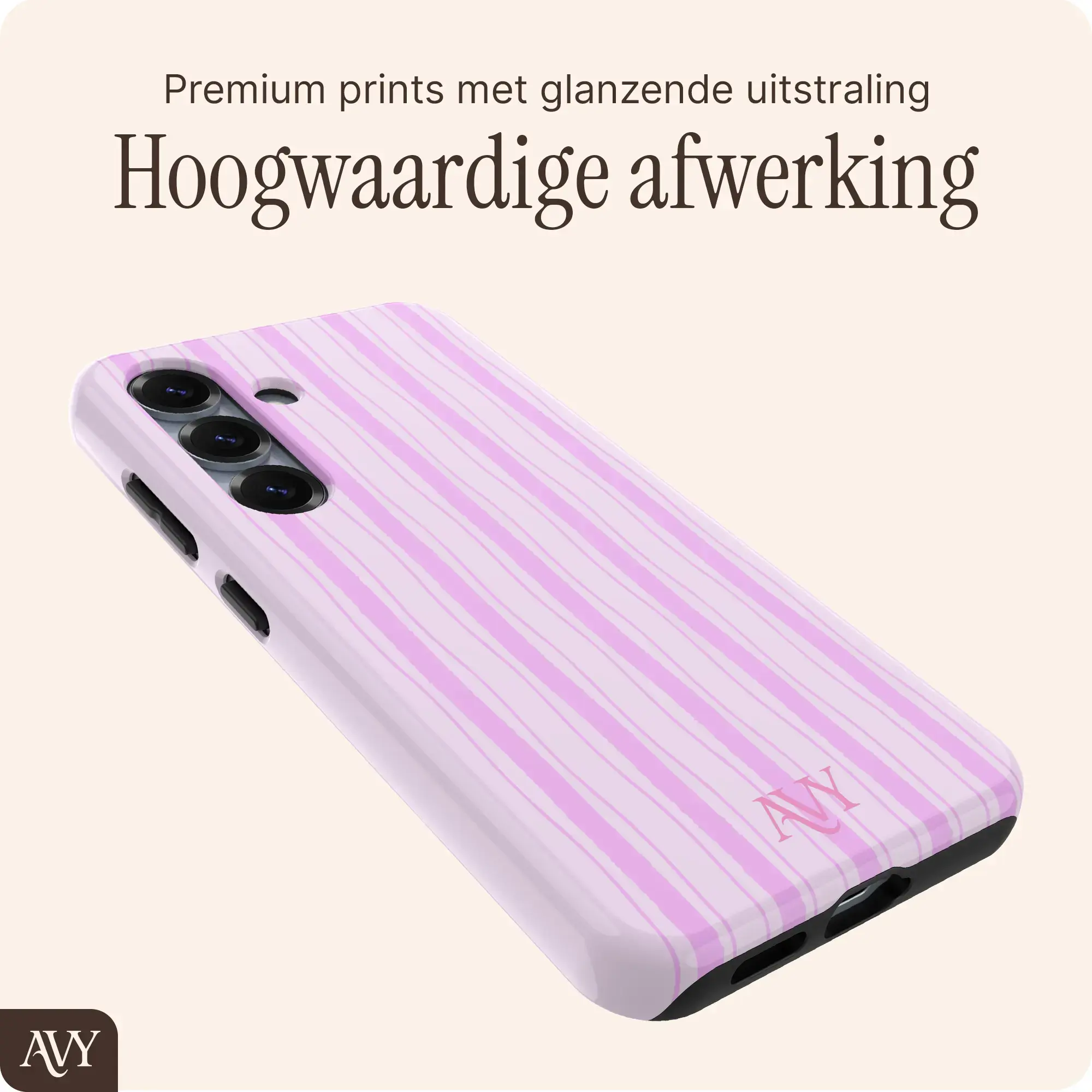 AVY Samsung Galaxy S25 Plus Hoesje MagSafe Back Cover Pink Horizon afbeelding 9