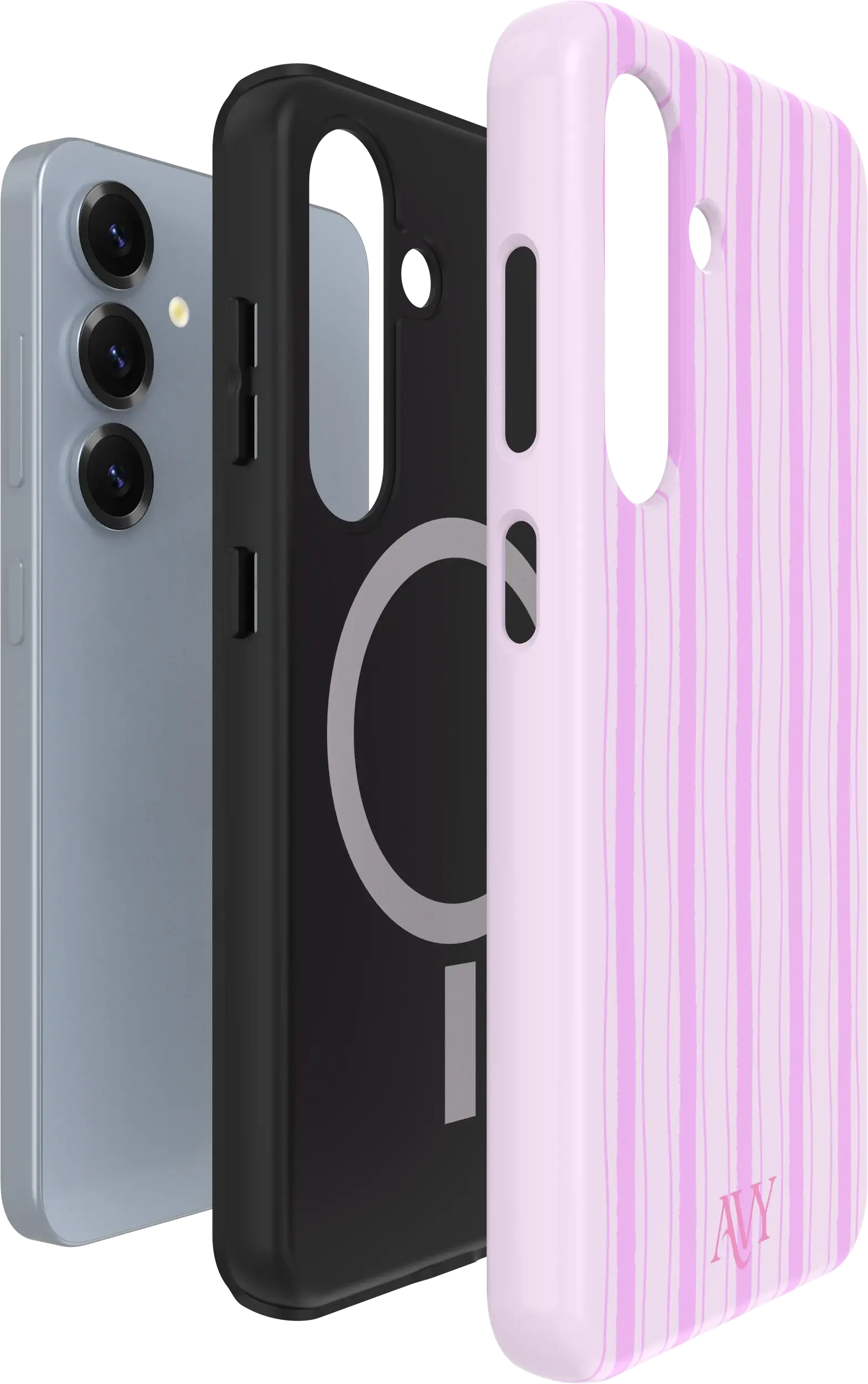 AVY Samsung Galaxy S25 Plus Hoesje MagSafe Back Cover Pink Horizon afbeelding 12
