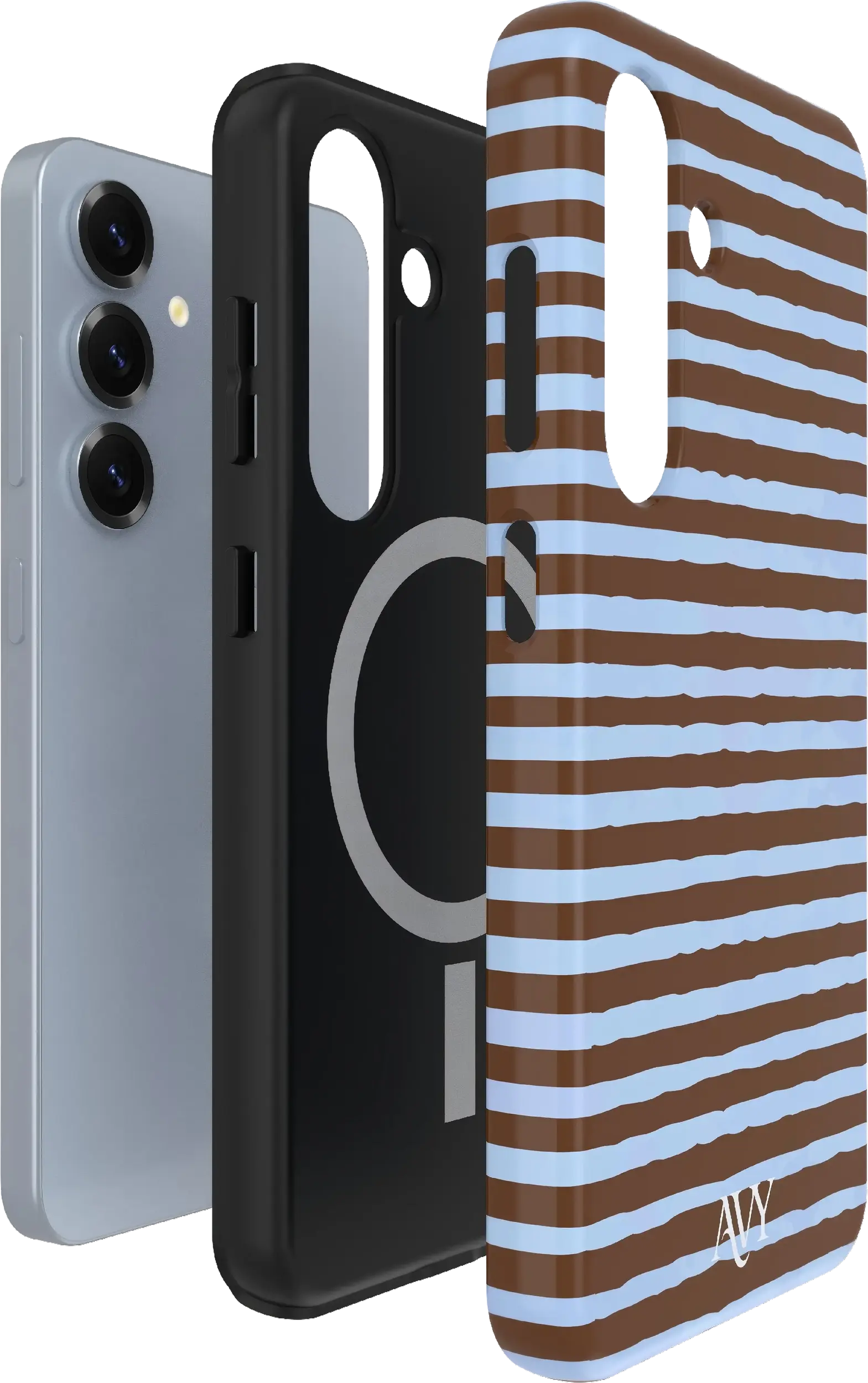 AVY Samsung Galaxy S25 Plus Hoesje MagSafe Back Cover Ocean Latte afbeelding 12