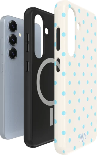 AVY Samsung Galaxy S25 Plus Hoesje MagSafe Back Cover Riviera Dots afbeelding 12