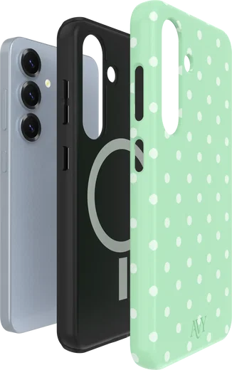 AVY Samsung Galaxy S25 Plus Hoesje MagSafe Back Cover Mint Breeze afbeelding 13