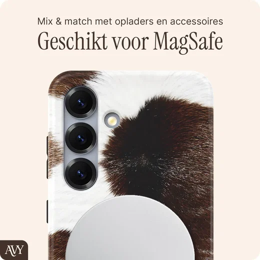 AVY Samsung Galaxy S25 Plus Hoesje MagSafe Back Cover Rodeo Muse afbeelding 6