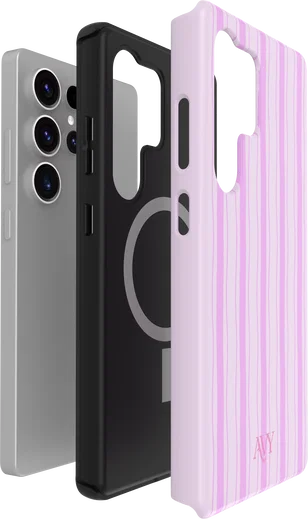 AVY Samsung Galaxy S25 Ultra Hoesje MagSafe Back Cover Pink Horizon afbeelding 13