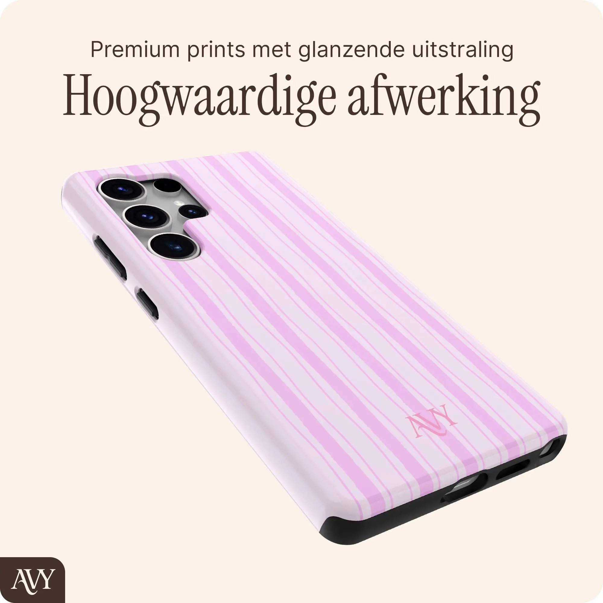 AVY Samsung Galaxy S25 Ultra Hoesje MagSafe Back Cover Pink Horizon afbeelding 7