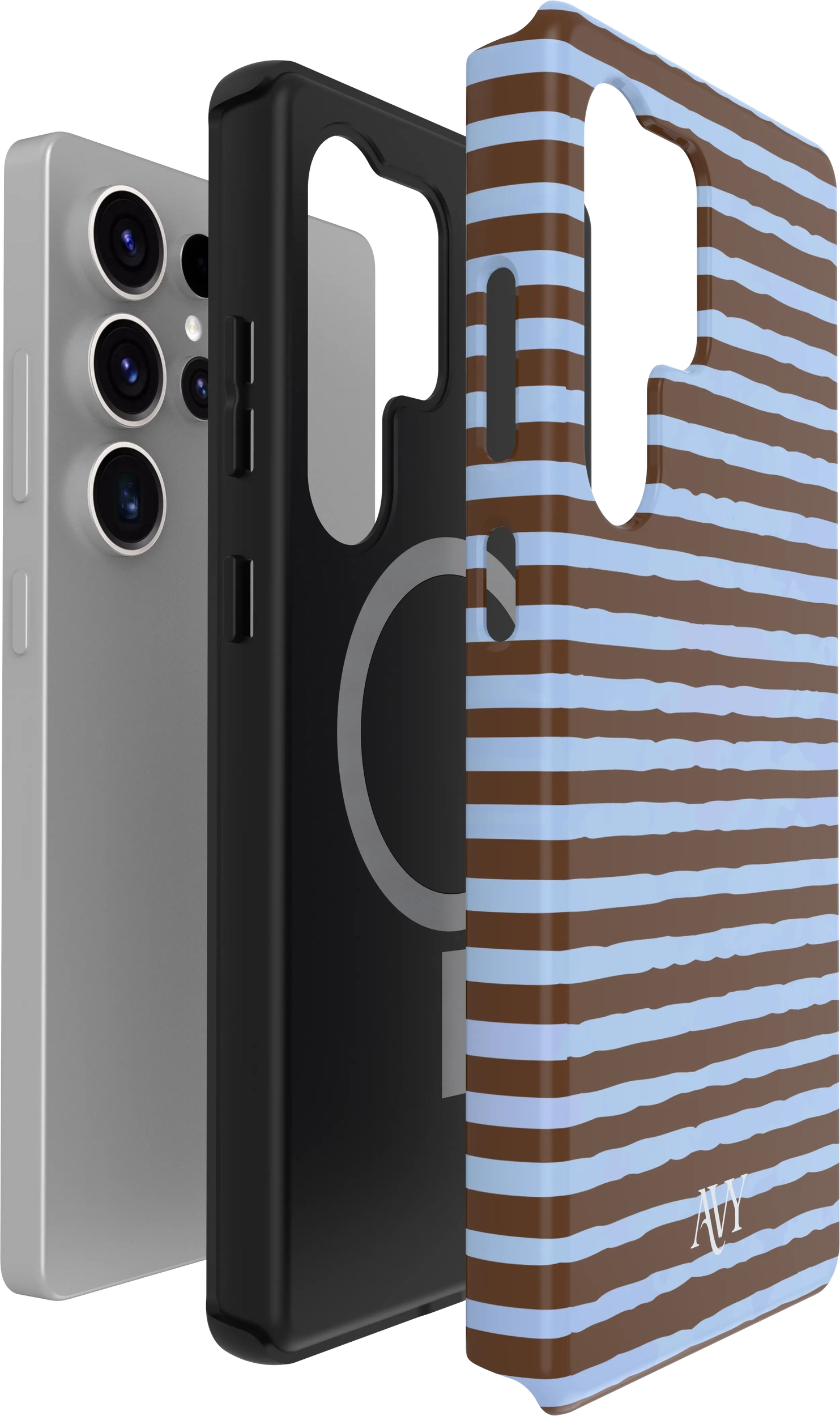 AVY Samsung Galaxy S25 Ultra Hoesje MagSafe Back Cover Ocean Latte afbeelding 12