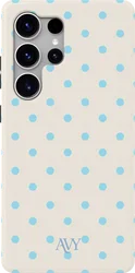 AVY Samsung Galaxy S25 Ultra Hoesje MagSafe Back Cover Riviera Dots afbeelding