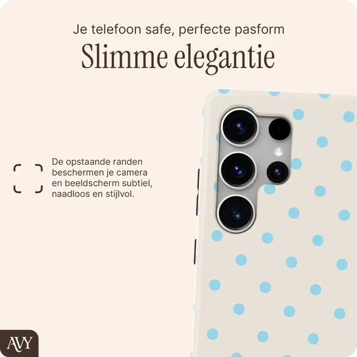 AVY Samsung Galaxy S25 Ultra Hoesje MagSafe Back Cover Riviera Dots afbeelding 9