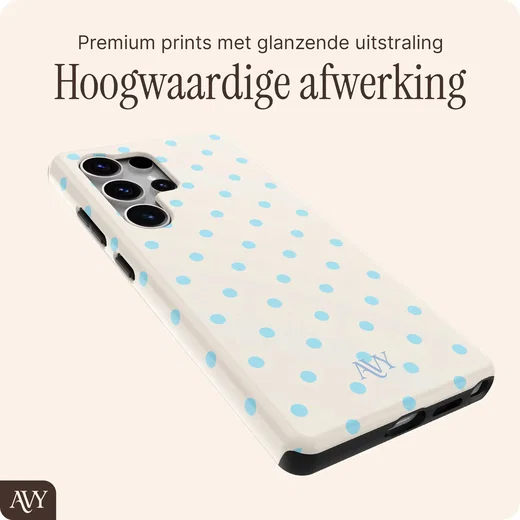 AVY Samsung Galaxy S25 Ultra Hoesje MagSafe Back Cover Riviera Dots afbeelding 7