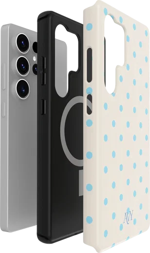 AVY Samsung Galaxy S25 Ultra Hoesje MagSafe Back Cover Riviera Dots afbeelding 12