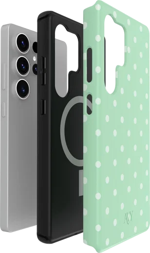 AVY Samsung Galaxy S25 Ultra Hoesje MagSafe Back Cover Mint Breeze afbeelding 13