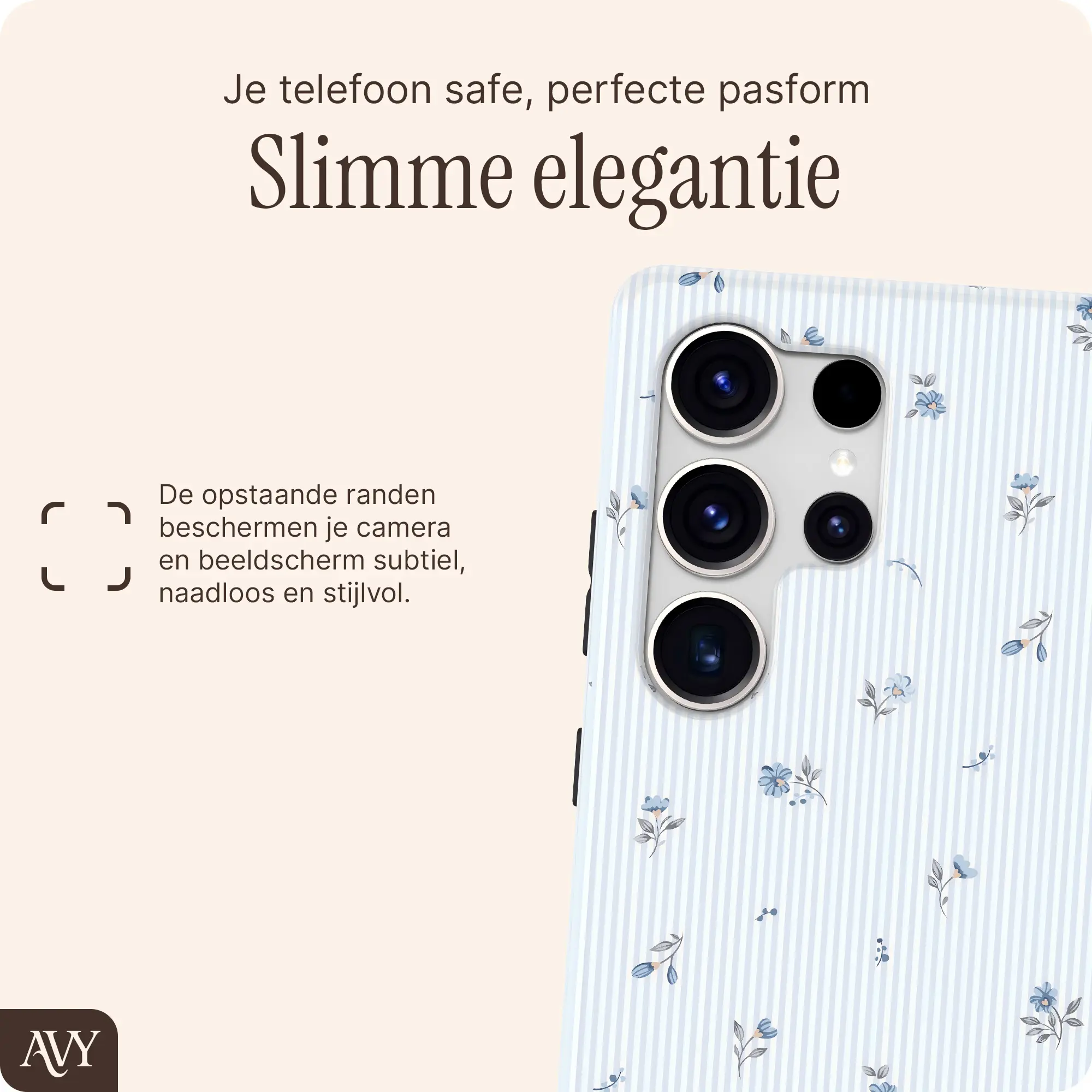 AVY Samsung Galaxy S25 Ultra Hoesje MagSafe Back Cover Sky Blossom afbeelding 9
