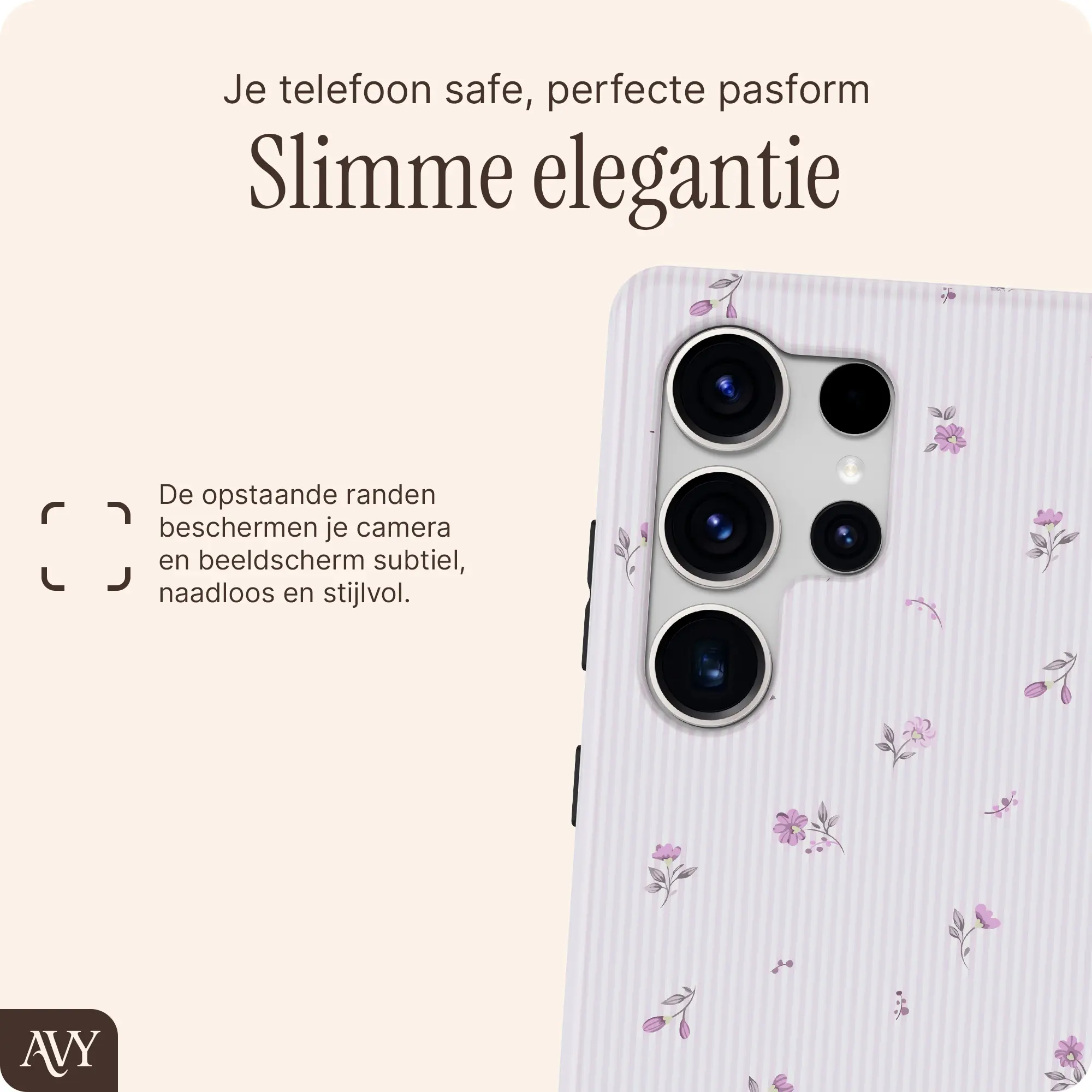 AVY Samsung Galaxy S25 Ultra Hoesje MagSafe Back Cover Lila Dream afbeelding 8