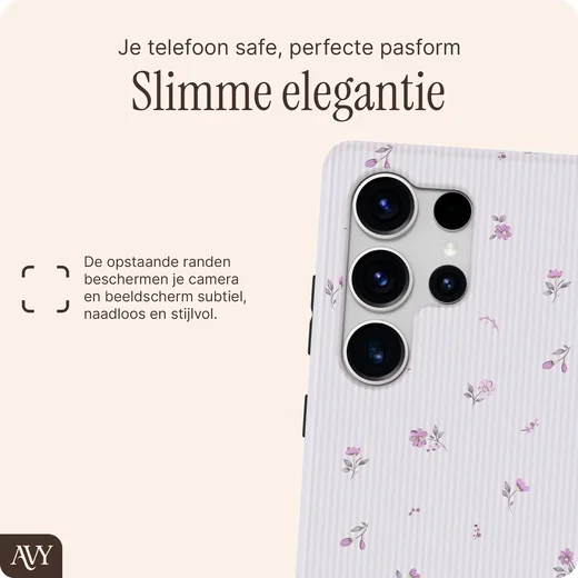 AVY Samsung Galaxy S25 Ultra Hoesje MagSafe Back Cover Lila Dream afbeelding 8