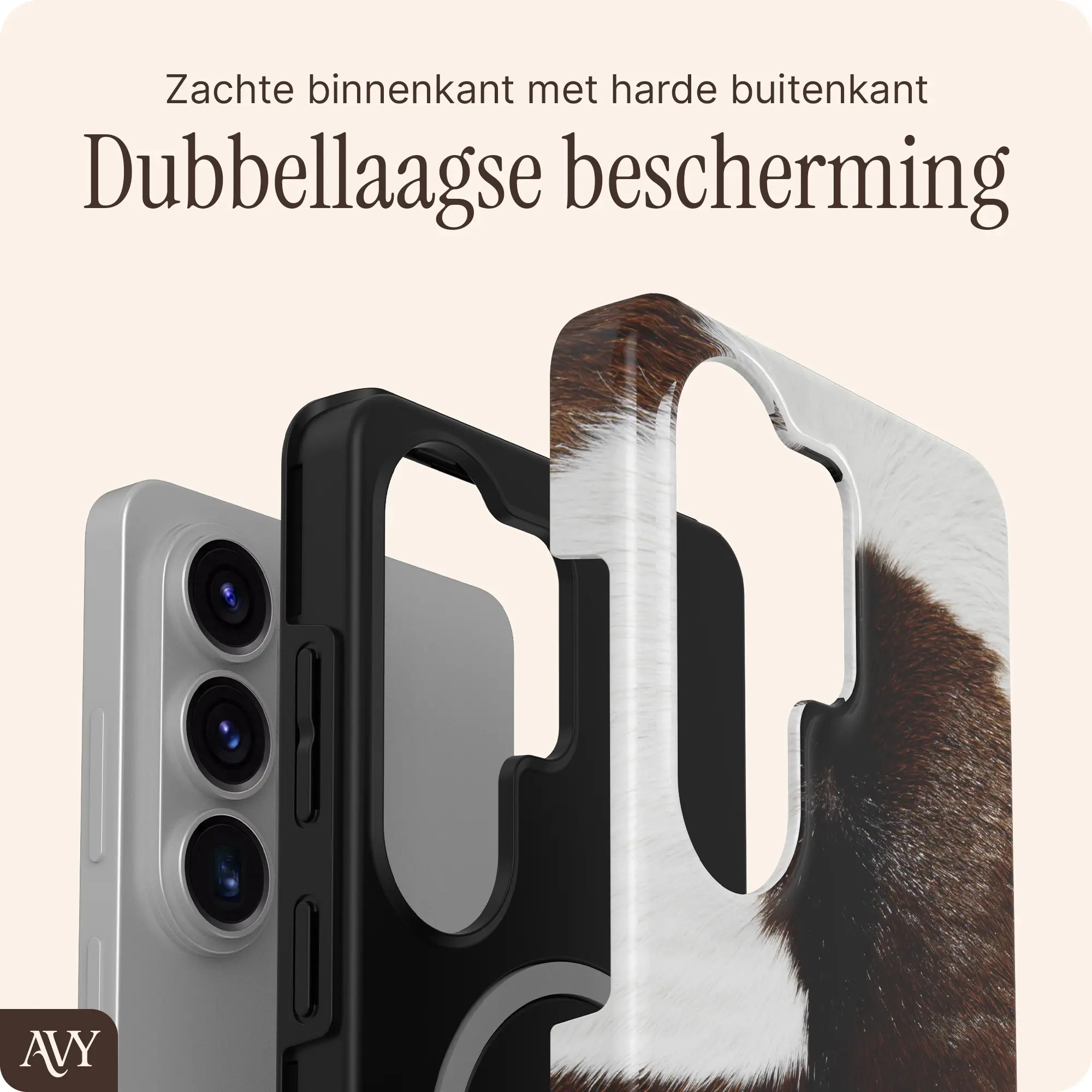 AVY Samsung Galaxy S25 Ultra Hoesje MagSafe Back Cover Rodeo Muse afbeelding 5