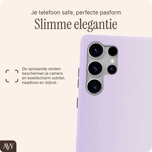 AVY Samsung Galaxy S25 Ultra Hoesje MagSafe Back Cover Lavender Glow afbeelding 8