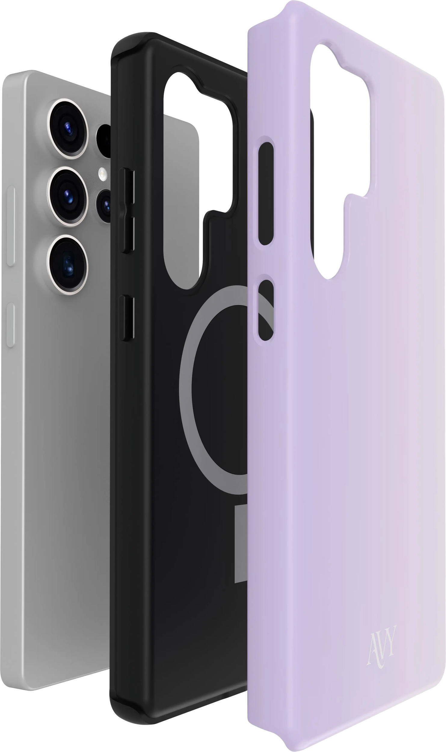 AVY Samsung Galaxy S25 Ultra Hoesje MagSafe Back Cover Lavender Glow afbeelding 13