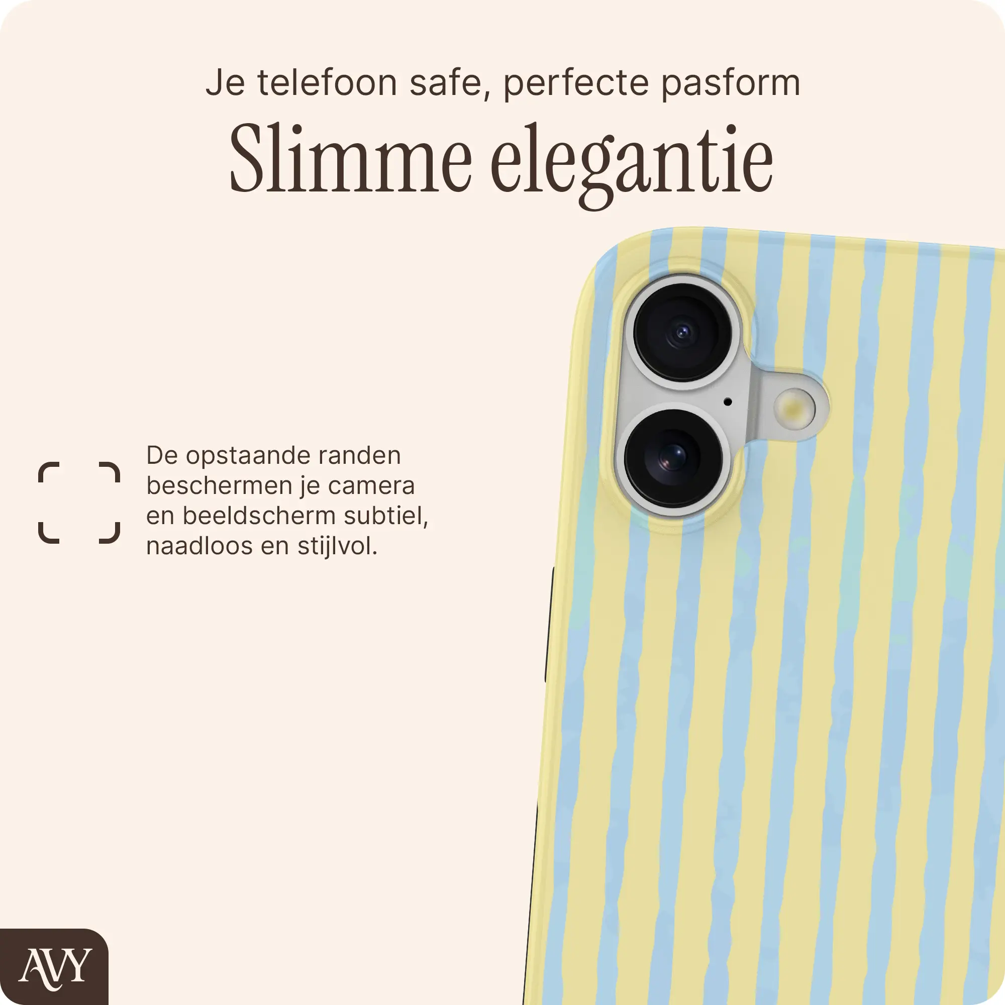 AVY Apple iPhone 16 Hoesje MagSafe Back Cover Lemon Sky afbeelding 9