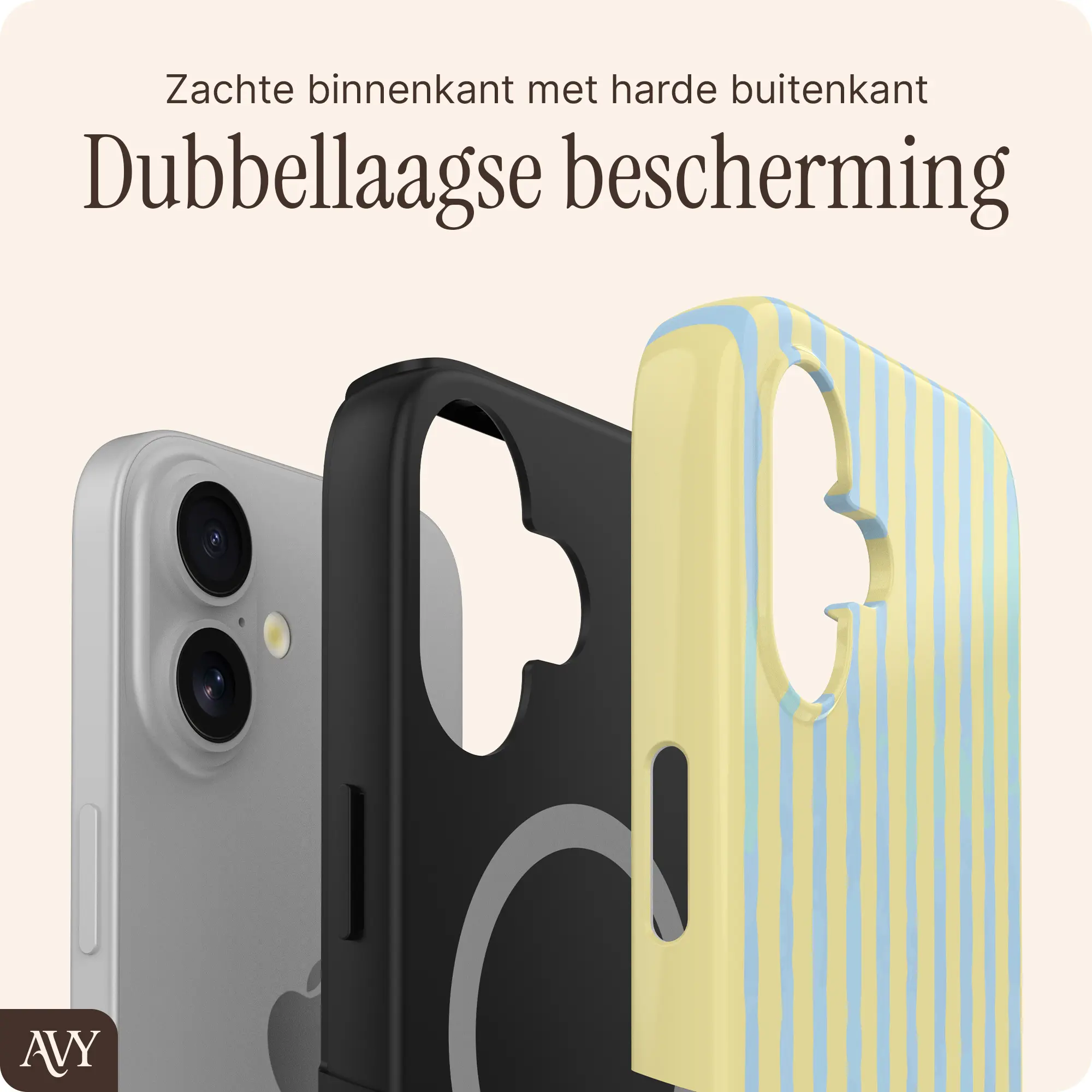 AVY Apple iPhone 16 Hoesje MagSafe Back Cover Lemon Sky afbeelding 6