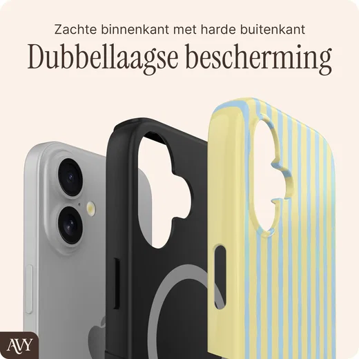 AVY Apple iPhone 16 Hoesje MagSafe Back Cover Lemon Sky afbeelding 6