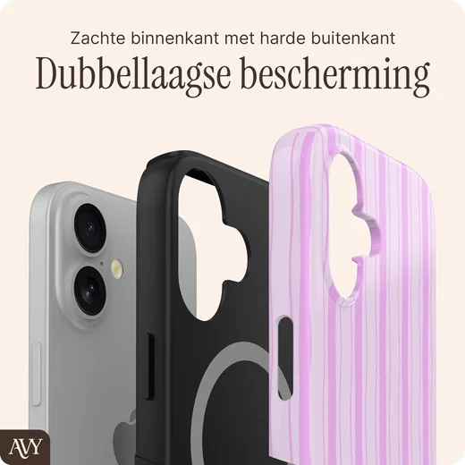 AVY Apple iPhone 16 Hoesje MagSafe Back Cover Pink Horizon afbeelding 6