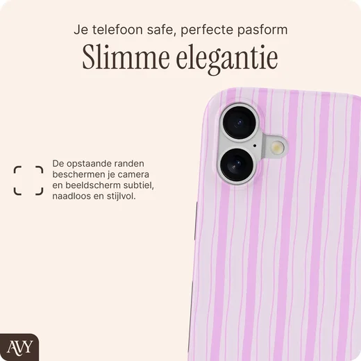 AVY Apple iPhone 16 Hoesje MagSafe Back Cover Pink Horizon afbeelding 9