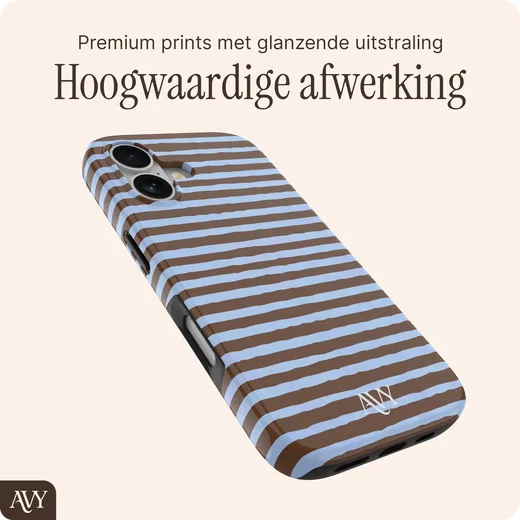 AVY Apple iPhone 16 Hoesje MagSafe Back Cover Ocean Latte afbeelding 10