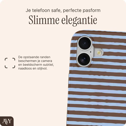 AVY Apple iPhone 16 Hoesje MagSafe Back Cover Ocean Latte afbeelding 9