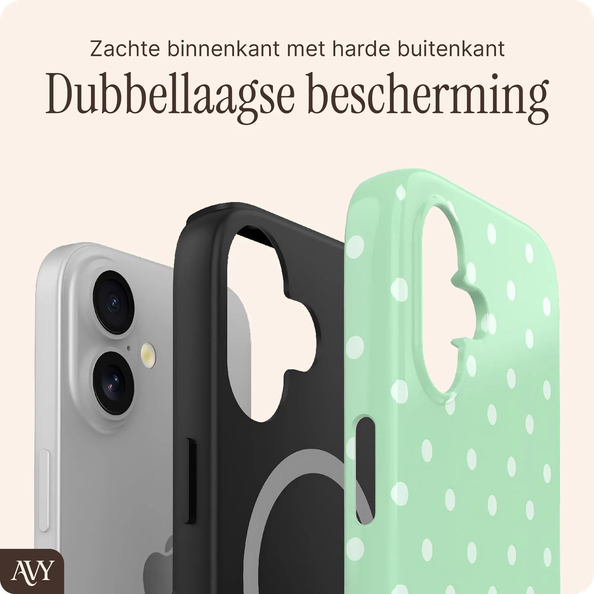 AVY Apple iPhone 16 Hoesje MagSafe Back Cover Mint Breeze afbeelding 6