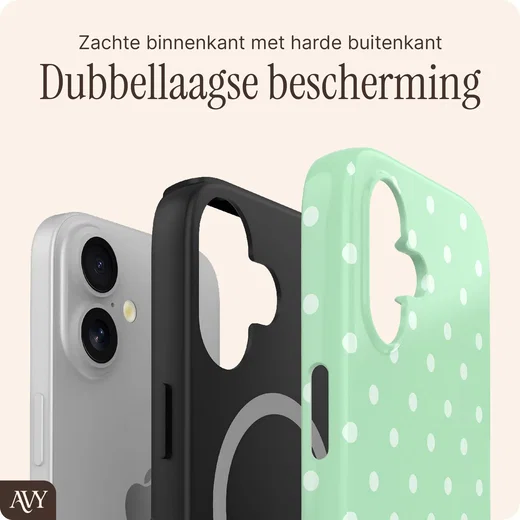 AVY Apple iPhone 16 Hoesje MagSafe Back Cover Mint Breeze afbeelding 6