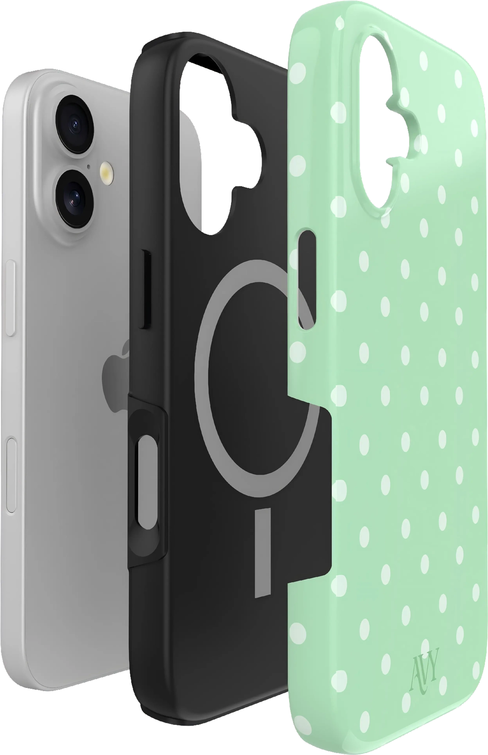 AVY Apple iPhone 16 Hoesje MagSafe Back Cover Mint Breeze afbeelding 13