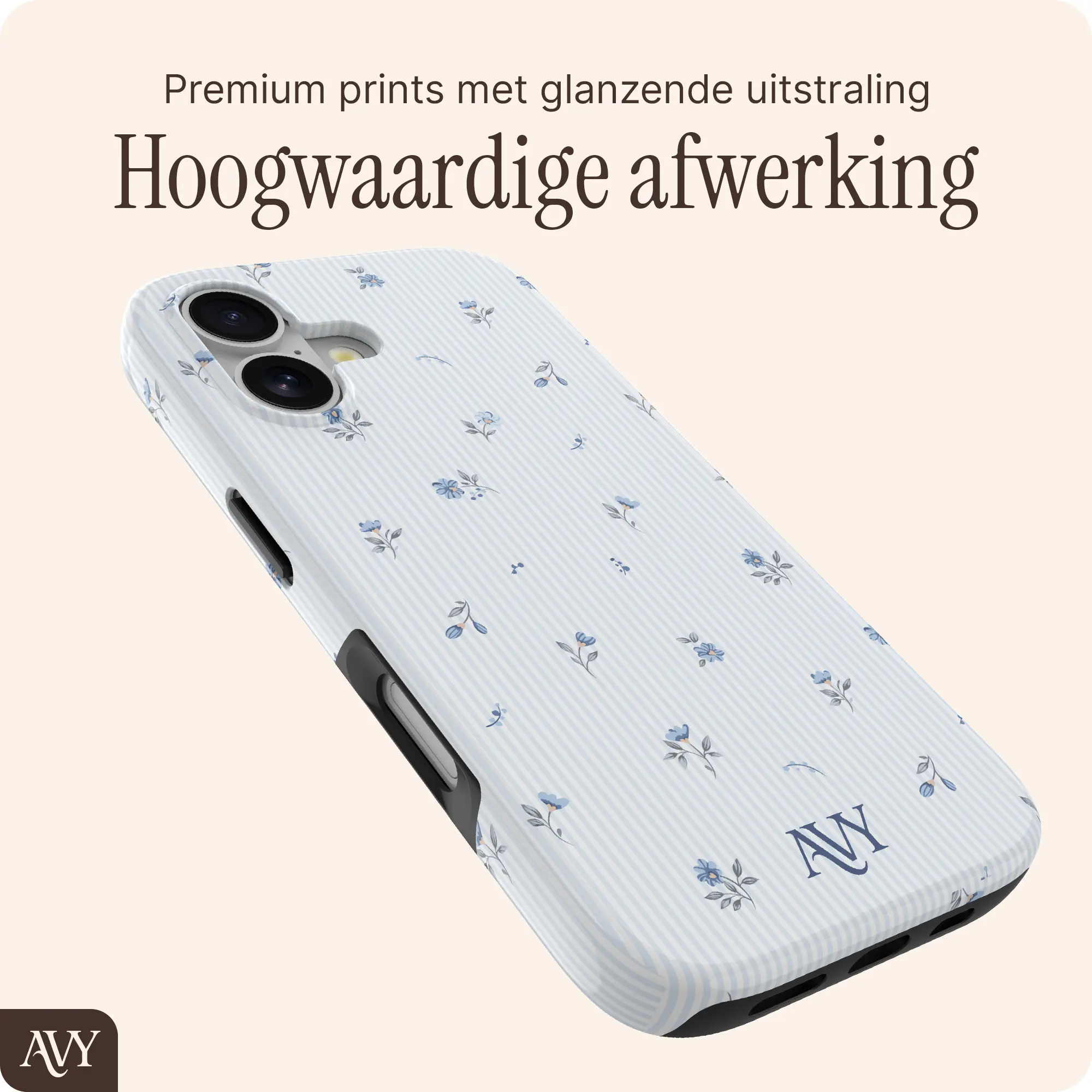 AVY Apple iPhone 16 Hoesje MagSafe Back Cover Sky Blossom afbeelding 10