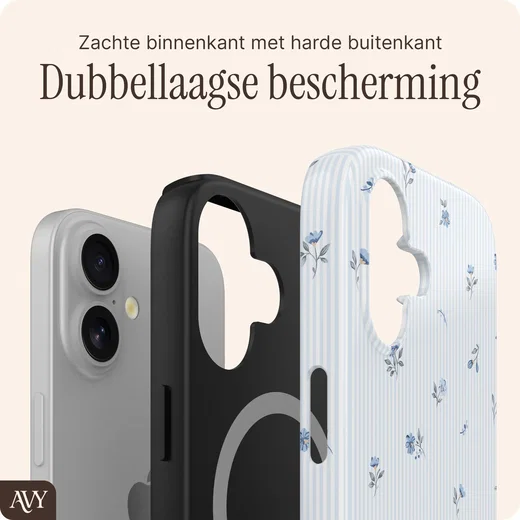 AVY Apple iPhone 16 Hoesje MagSafe Back Cover Sky Blossom afbeelding 6