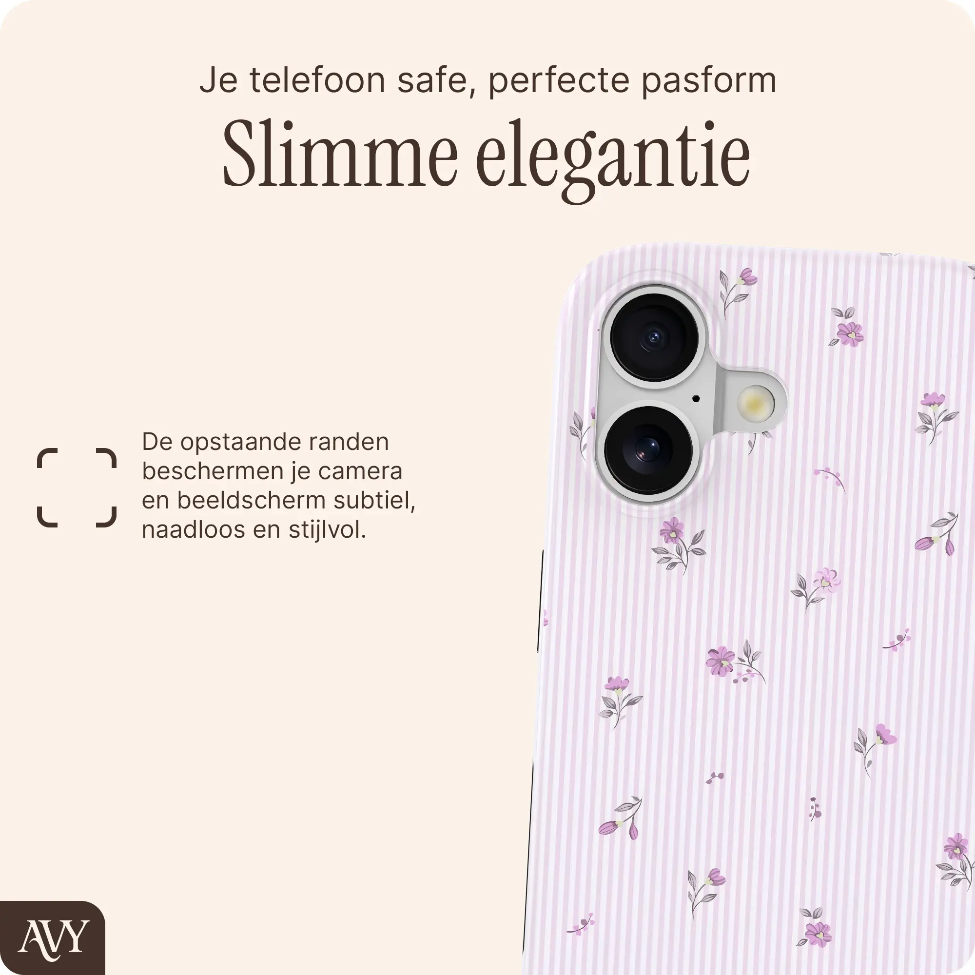 AVY Apple iPhone 16 Hoesje MagSafe Back Cover Lila Dream afbeelding 9
