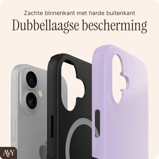 AVY Apple iPhone 16 Hoesje MagSafe Back Cover Lavender Glow afbeelding 6