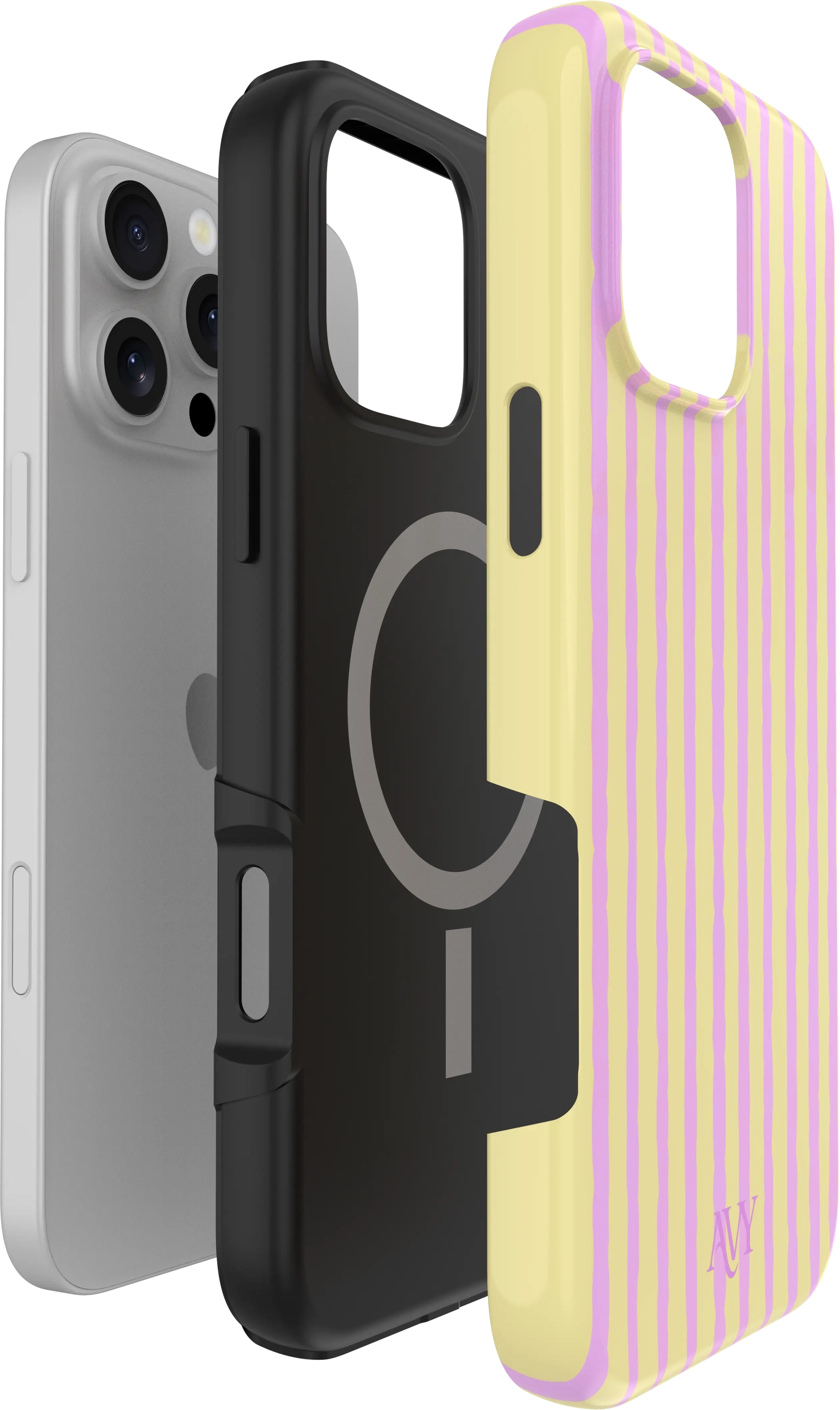 AVY Apple iPhone 16 Pro Hoesje MagSafe Back Cover Pink Lemonade afbeelding 14