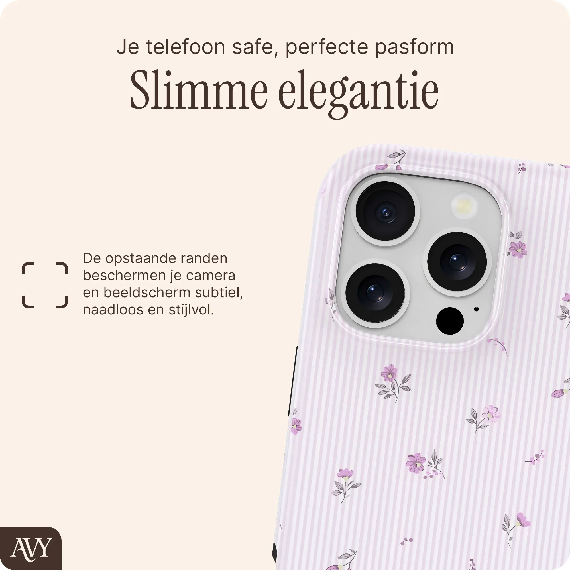 AVY Apple iPhone 16 Pro Hoesje MagSafe Back Cover Lila Dream afbeelding 9