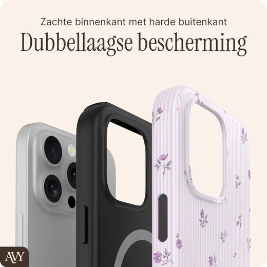 AVY Apple iPhone 16 Pro Hoesje MagSafe Back Cover Lila Dream afbeelding 10