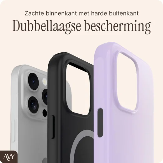 AVY Apple iPhone 16 Pro Hoesje MagSafe Back Cover Lavender Glow afbeelding 6