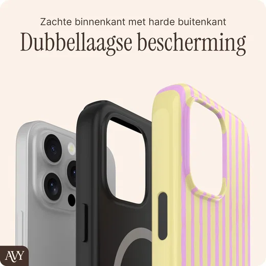 AVY Apple iPhone 16 Pro Max Hoesje MagSafe Back Cover Pink Lemonade afbeelding 6
