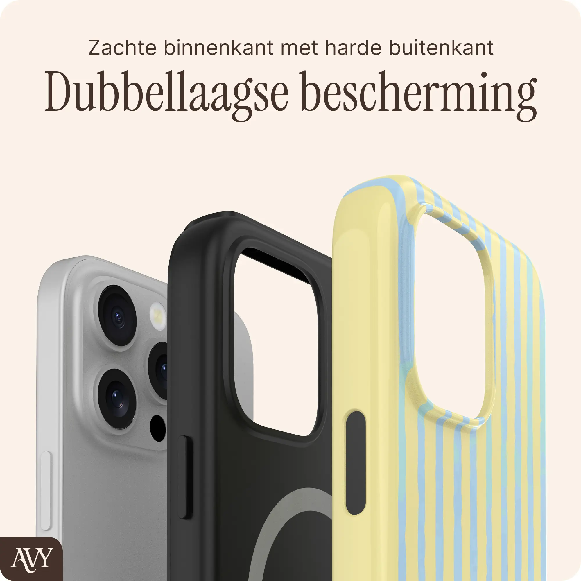 AVY Apple iPhone 16 Pro Max Hoesje MagSafe Back Cover Lemon Sky afbeelding 7