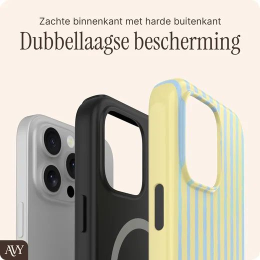 AVY Apple iPhone 16 Pro Max Hoesje MagSafe Back Cover Lemon Sky afbeelding 7
